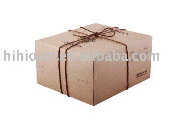 Kraft Paper Cake Box-Lucky Tree