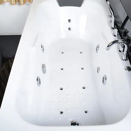 PTB Modern Bathroom Square Smart Whirlpool Tub