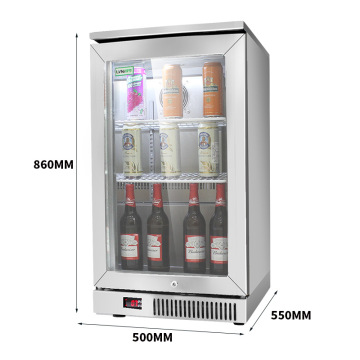 Under Counter Stainless Steel KTV Bar Freezer Refrigerator