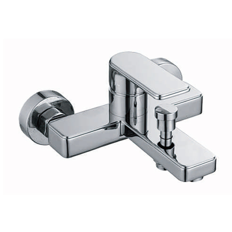 Modern square design single handle bath shower mixer