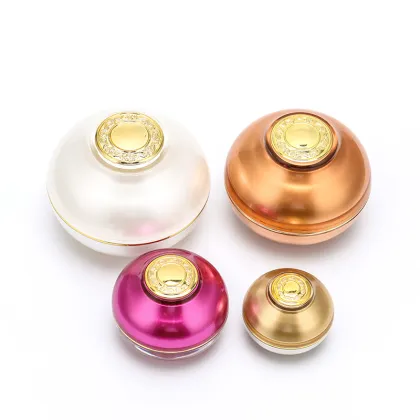 plastic cosmetic face cream jar packaging container