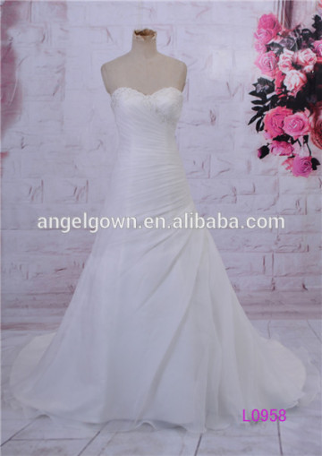 white backless wedding dress from china factory wedding dress
