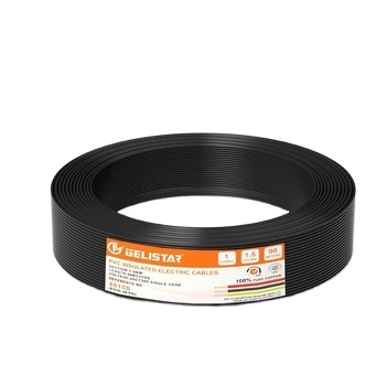Gelistar Single Core Core Pure Copper Wire 1.5mm - Africa Copper Colectrical Cable Factory