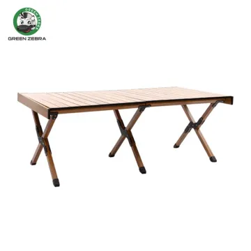Portable Outdoor Camping BBQ Accessories: Foldable Aluminum Egg Roll Table