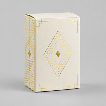 Custom Gold Foil Embossed Folding Carton for Cosmetics