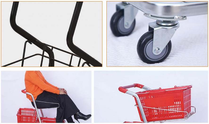 Convenience Store Metal Basket Trolley