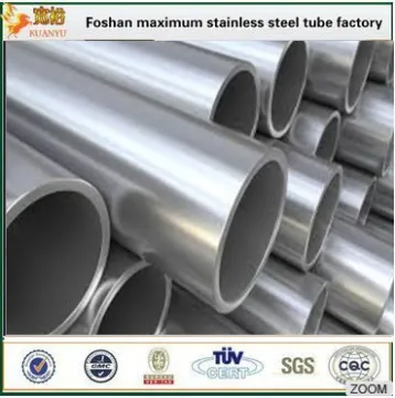 Welded sus439 stainless steel exhaust pipe