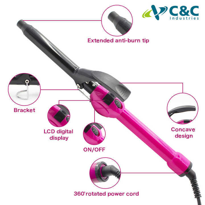 Hot Waver Curly Hair Tool with Ceramic Barrel