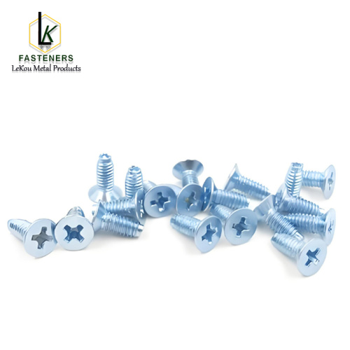 Tornillos de rosca trilobulares Phillips avellanados