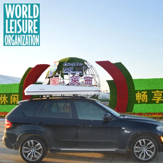 A welcome tent for 4x4 pickup suv