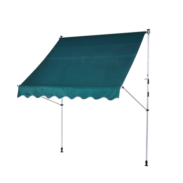 Awning berdiri bebas yang dapat ditarik untuk area 5200 kaki persegi