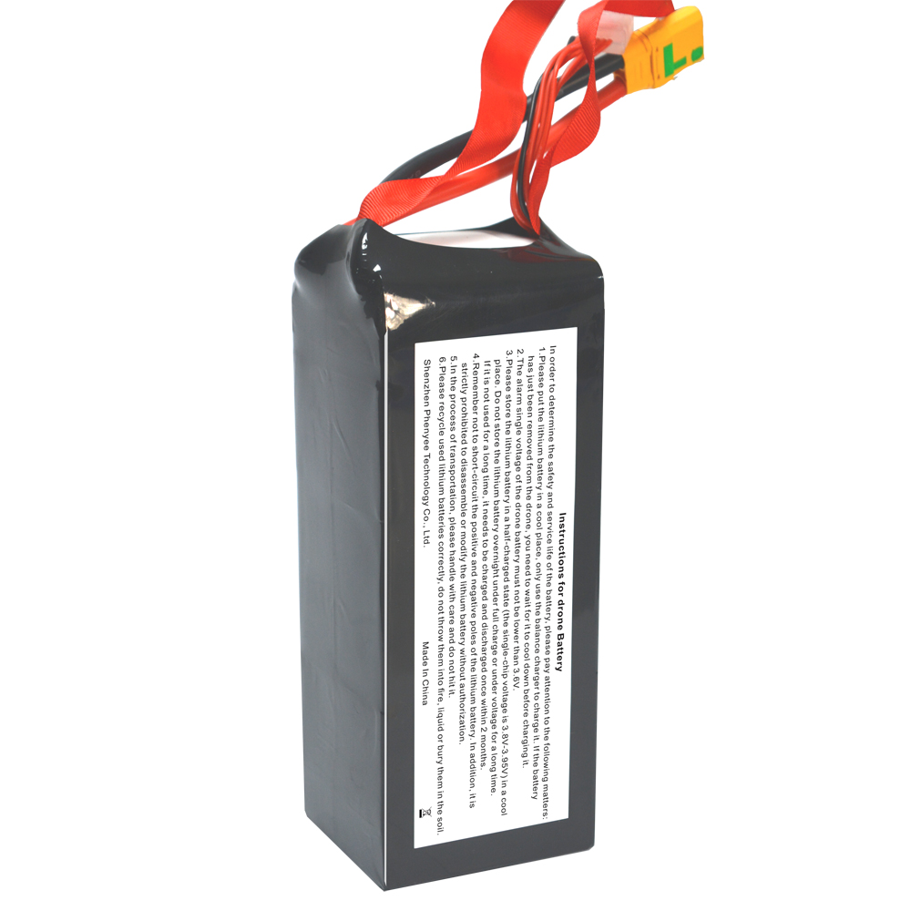 Batri Cerbyd Awyr Di -griw Custom 22000mAh 6s 22.2V