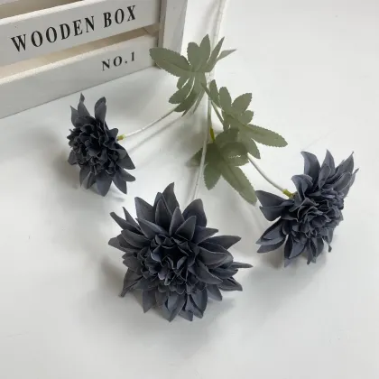 JH Factory High Quality Real Touch Artificial Dahlia Silk Flower Box Ruyi