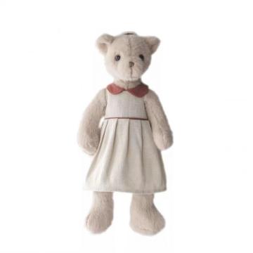 Jouet de sommeil en peluche d&#39;ours debout blanc pour les enfants