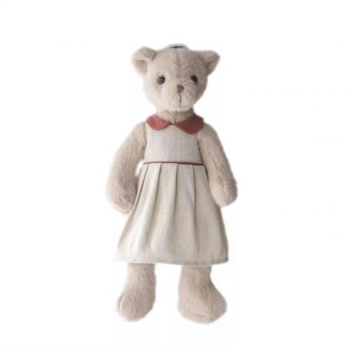 White Standing Bear Plush Sleeping Toy para niños