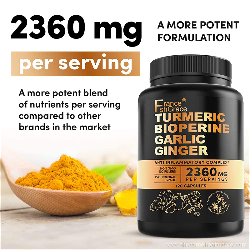 Turmeric Supplements Immune Support Turmeric Ginger Capsules
