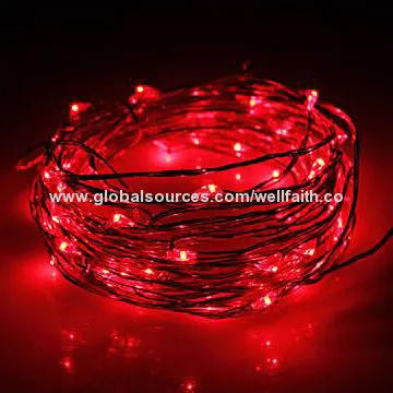 Christmas Tree Fairy Party LED String Lights, Waterproof X-mas Decoration, 0.6W Rated Power