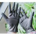 Guantes desechables de nitrilo negros