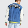 Men Blue Varsity Jacket Mens Mens Baseball Uniformes