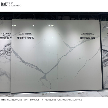 Grey Tone Carrara Look Big Size Ceramic Tile 800x2600x9mm Matt Surface for Interior Wall
