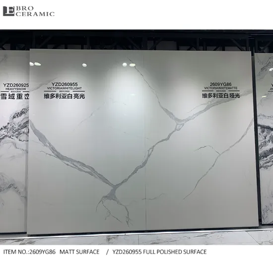 Grey Tone Carrara Look Big Size Ceramic Tile 800x2600x9mm Matt Surface for Interior Wall