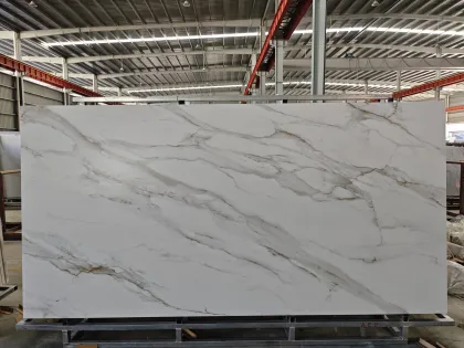 Cartier White Sintered stone porcelain slab