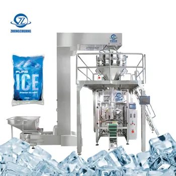 Automatic Ice Cube Bag Filling and Packaging Machines for 1KG, 2KG, 5KG with Waterproof Bags