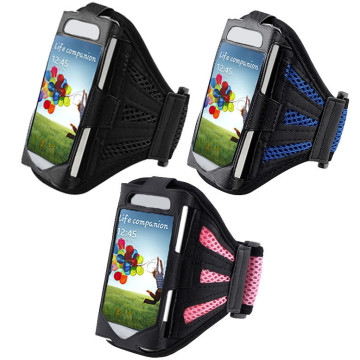 Mesh Breathable Gym Sports Protective Armband for Samsung S4 I9500