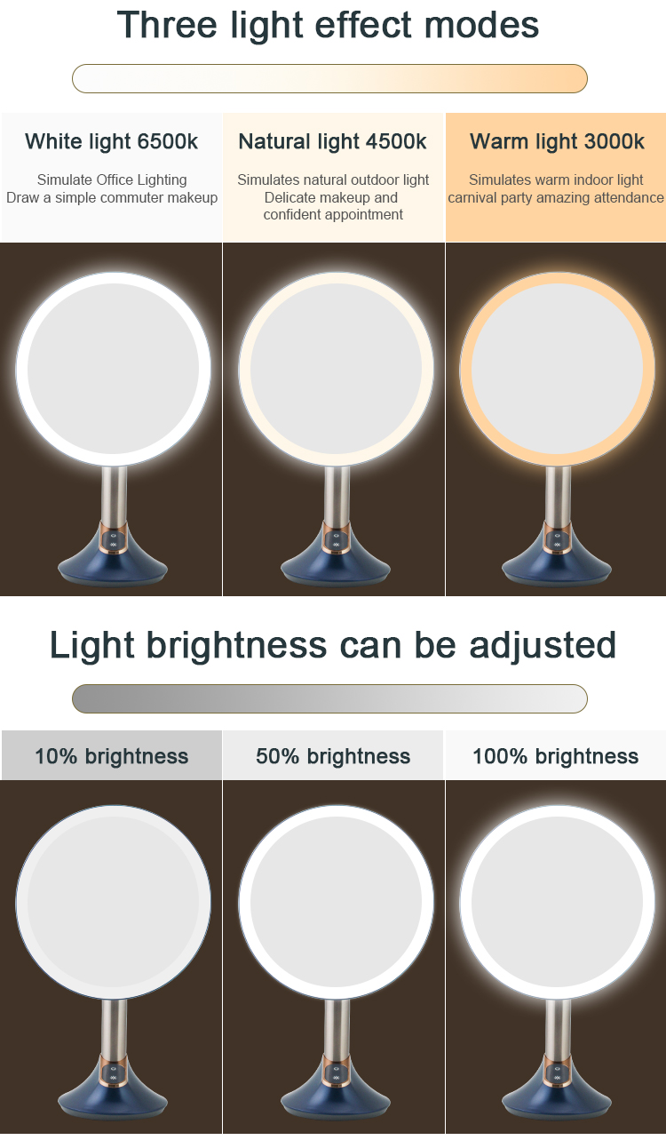 Cosmetic Mirror With Lights