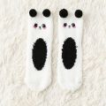 China Emboridered Warm Cute Fluffy Home Bed Socks Factory