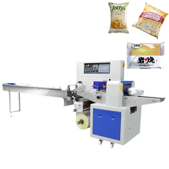 Factory Price Horizontal Pillow Plastic Bag Wrapping Machine for Fresh Vegetables