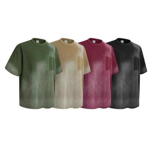 تي شيرت رجالي مغسول وممزق