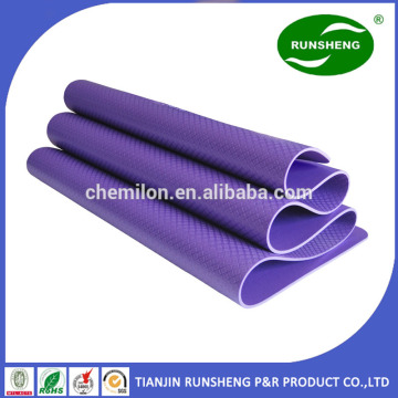 Eco - friendly Manufacturer Print Embossed TPE Yoga Mat