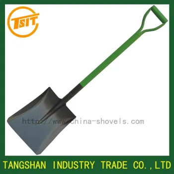 steel garden shovel