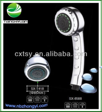 Led hand shower head plastic tile shower dual shower head bathroom shower shower head set