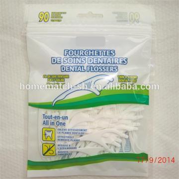 Reusable Dental Floss Pick/Toothpicks, Plastic UHMWPE dental flossers