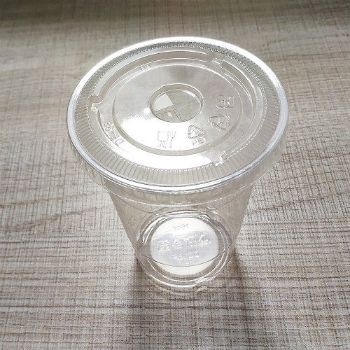 12-16OZ PET cups with super clear flat lids