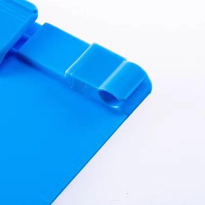 Letter Size Plastic Hard Clipboard with Pen Holder - Horizontal Medical Clipboard
