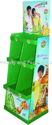 Corrugated Paper Pop Cardboard Display Durable For Toothpaste