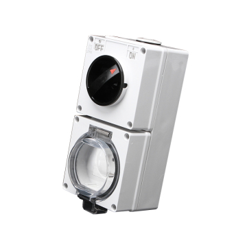 German Standard Waterproof Outdoor Wall Switch and Socket IP66