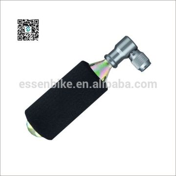 2016 mini aluminum alloy CO2 tire pump compatible with presta&schrader