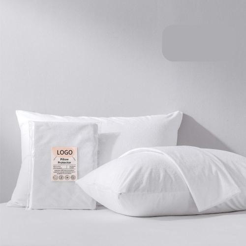 Cuscino bianco con cerniera di cotone a cuscinetto di cotone a lungo staplo personalizzato