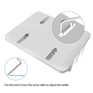 Adjustable Vertical Laptop Stand Made of Aluminum Alloy