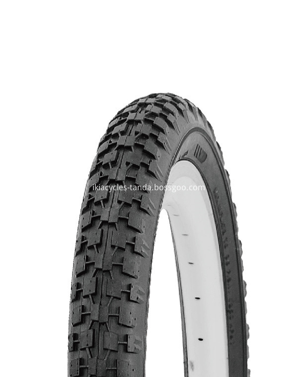 Pattern Grey Bicycle Tyre