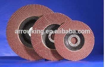 115x22.2mm flap disc with fiberglass backing for angle grinder