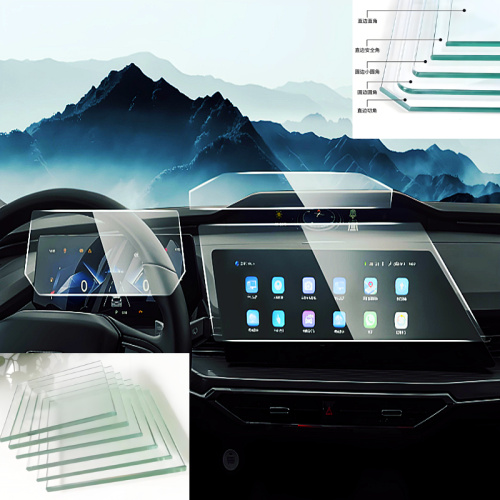 Tela de vidro revestido de navegação do painel automático