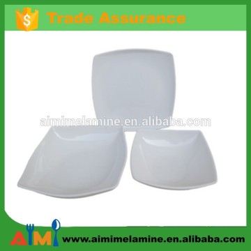 100% White melamine irregular table set