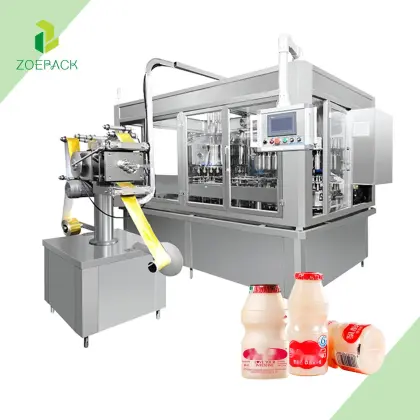 Automatic Yogurt and Flavored Milk Filling Machine for Dairy Processing