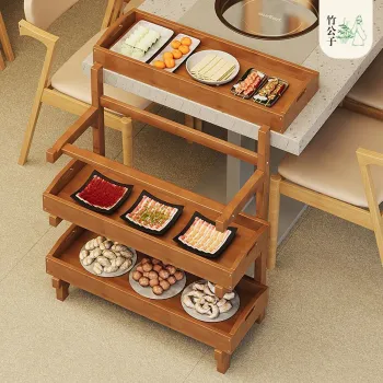 Durable Bamboo and Wooden Storage Organizer