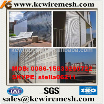 Factory!!!!!! Cheap!!!!!! KANGCHEN 1.5m*5m perforated mesh protection screen used in railway or highway